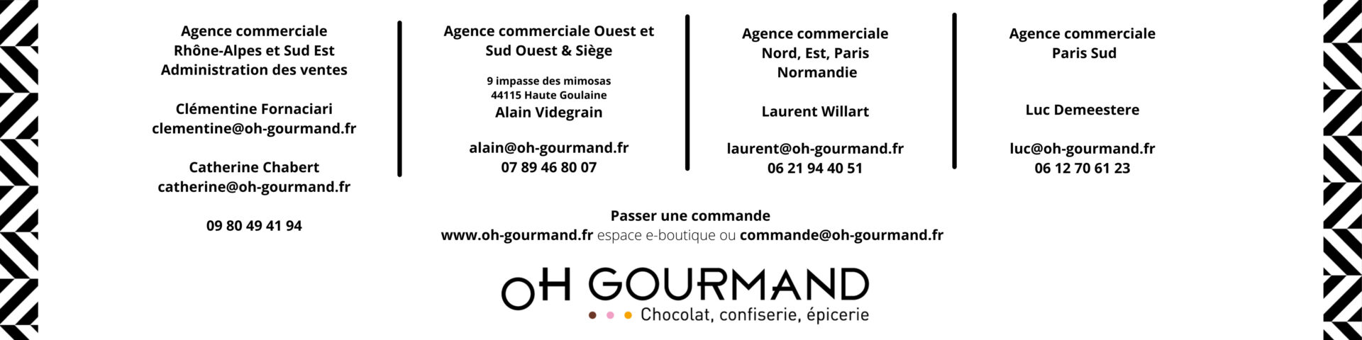 Pave contact oh gourmand
