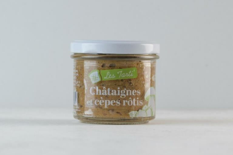 Châtaignes cèpes rôtis