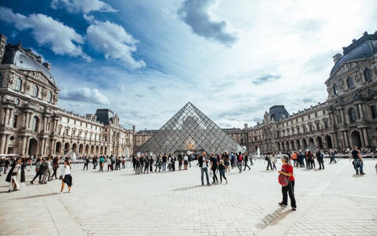 touristes à Paris