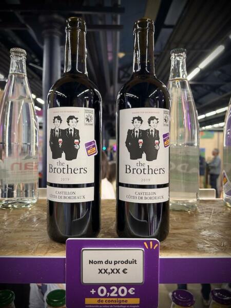 Relance de la consigne en France - exemple de bouteilles de vin