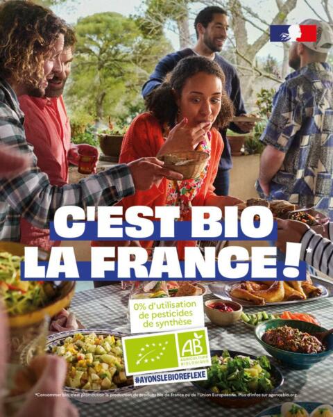 Agence Bio - Campagne publicitaire C'est bio la france agence bio