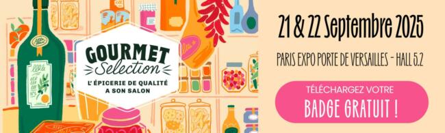 Bannière gourmet selection 2025