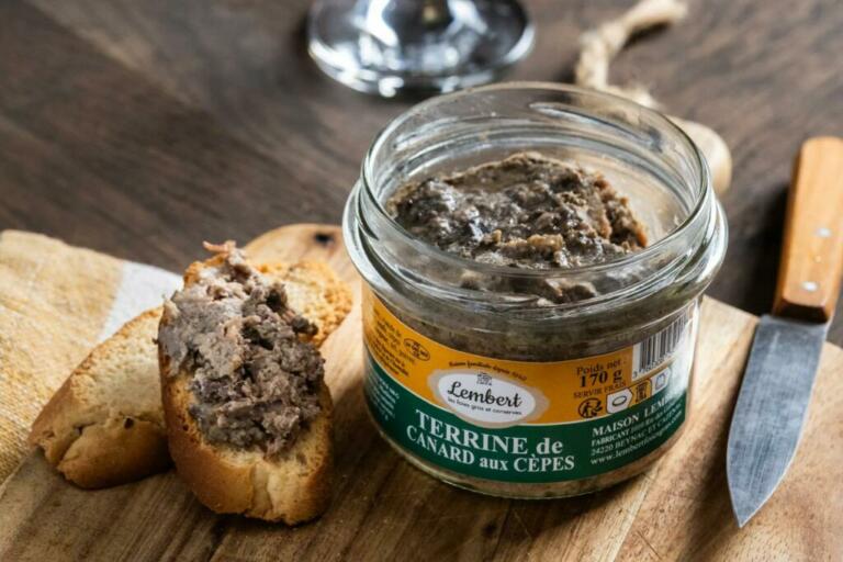 Nouvelle terrine de canard aux cèpes Maison Lembert