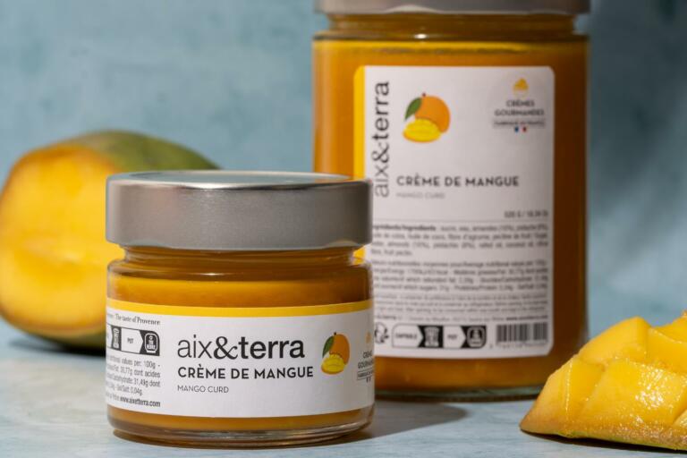 Crème Mangue Passion, cœur velours