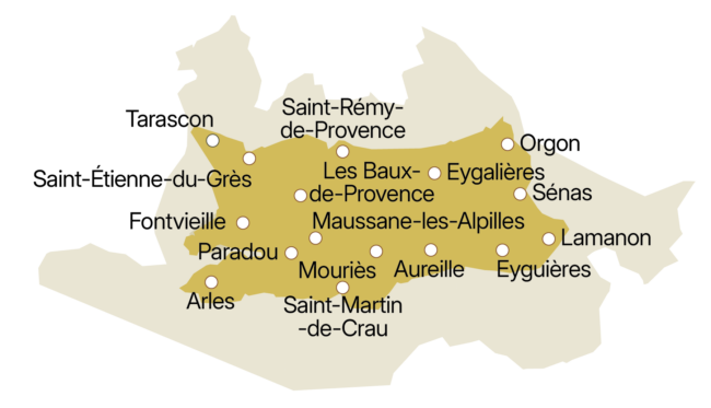 Aop vallée des baux de provence