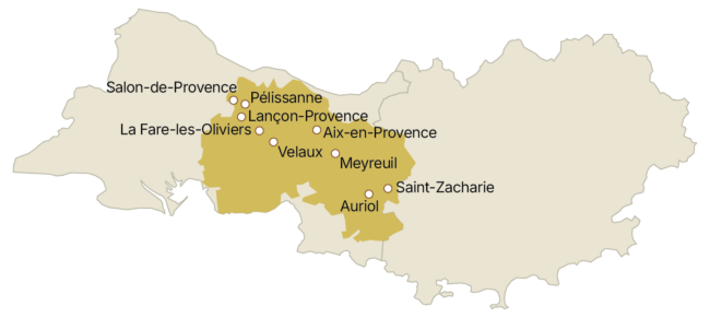 Carte aop aix en provence