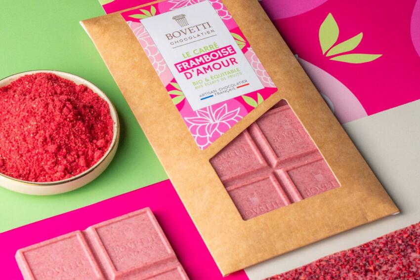 Chocolat bio et équitable : la collection gourmande et colorée de Bovetti
