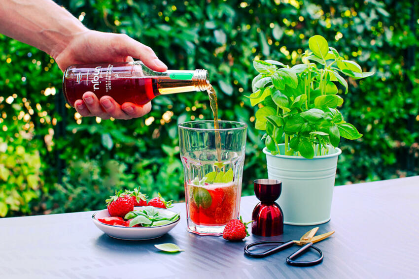 Mojito fraise basilic unaju