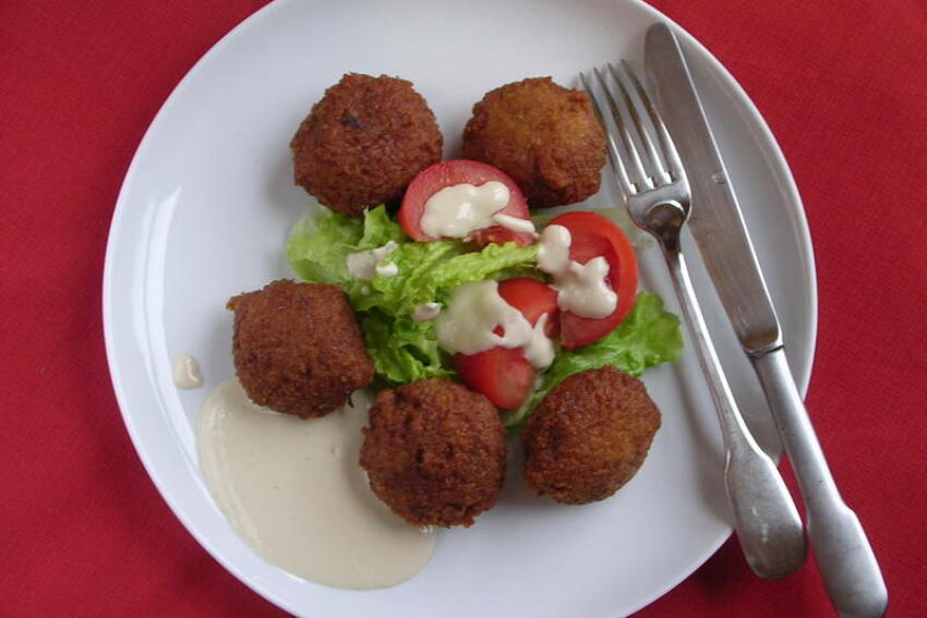 Proteines végétales innovantes falafels pois chiche feverolle