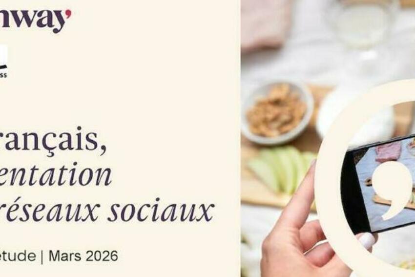 Sondage opinionway pour sial les francais lalimentation et les reseaux sociaux mars 2026 page de garde